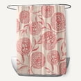 thumbnail image 1 of Simply Daisy 70" W x 73" L Antique Flowers Polyester Shower Curtain, Blush Coral [1 Ct], 1 of 5