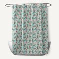 thumbnail image 1 of Simply Daisy 70" W x 73" L Bunnies and Eggs Polyester Shower Curtain, Breezeway Green [1 Ct], 1 of 5