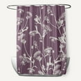 thumbnail image 1 of Simply Daisy 70" W x 73" L Windy Blossom Polyester Shower Curtain, Purple [1 Ct], 1 of 5