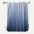 thumbnail image 1 of Simply Daisy 71" x 74" Depth Perception Stripes Print Shower Curtain, 1 of 3