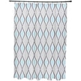thumbnail image 1 of Simply Daisy 71" x 74" Geometric Print Shower Curtain, 1 of 3