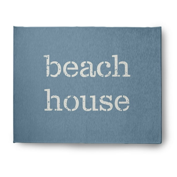 Simply Daisy 8' x 10' Beach House Nautical Chenille Rug, Dusty Smoke