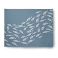 thumbnail image 1 of Simply Daisy 8' x 10' Escuela Nautical Chenille Rug, Dusty Smoke, 1 of 4
