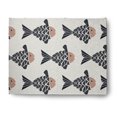 thumbnail image 1 of Simply Daisy 8' x 10' Fish Tales Nautical Chenille Rug, Mauve, 1 of 4