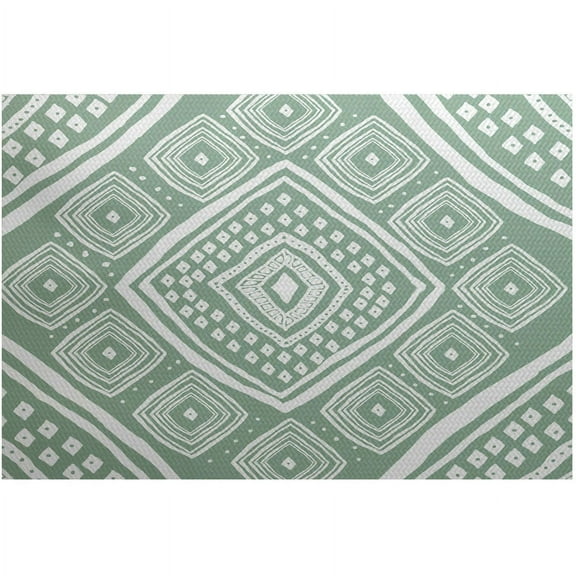 Simply Daisy, Ani, Floral Print Outdoor Pillow