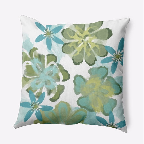 Simply Daisy, Ani, Floral Print Outdoor Pillow