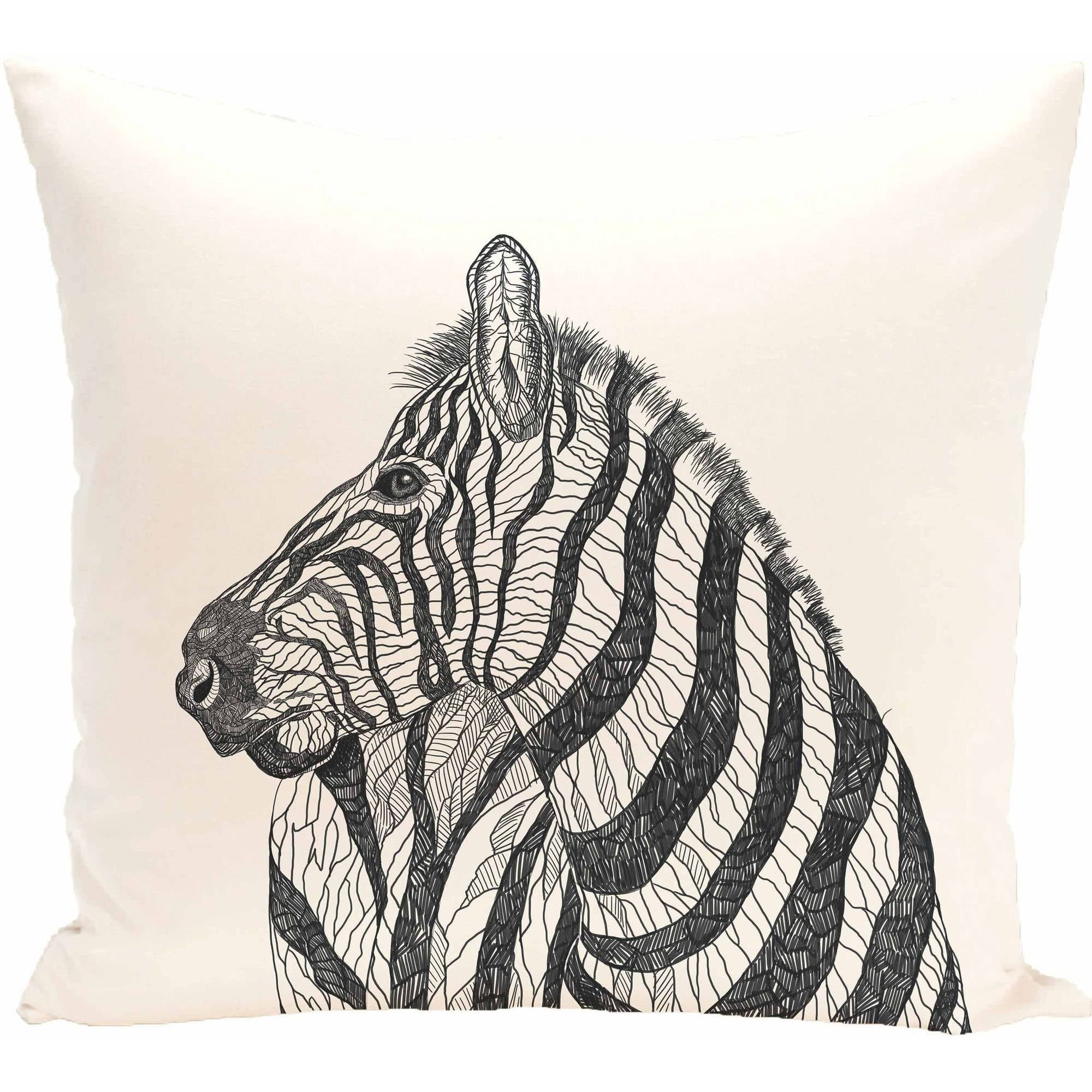 Simply Daisy Animal Print Decorative Pillow, 16" x 16"