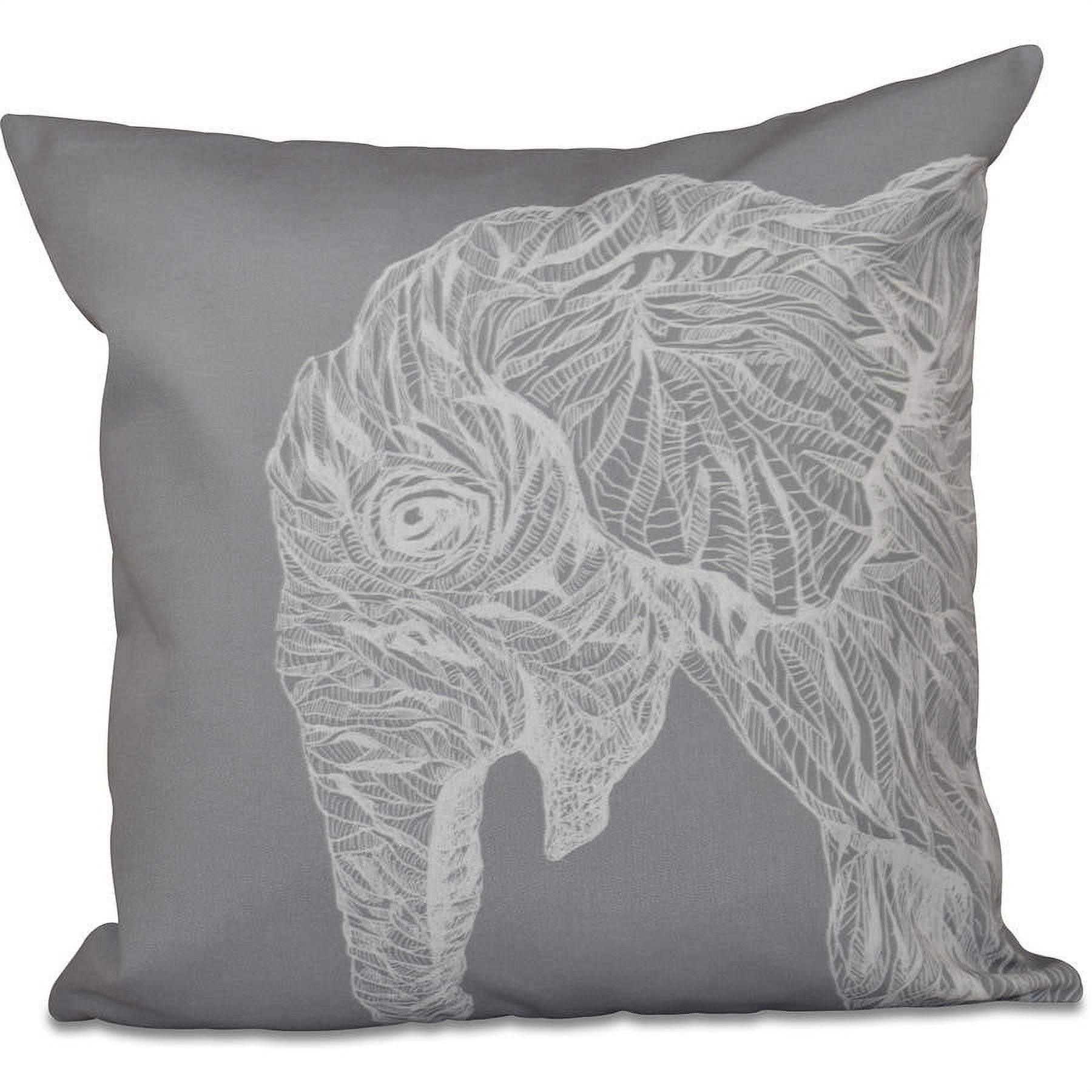 Simply Daisy Animal Print Decorative Pillow, 16" x 16"