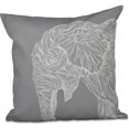 thumbnail image 1 of Simply Daisy Animal Print Decorative Pillow, 16" x 16", 1 of 2