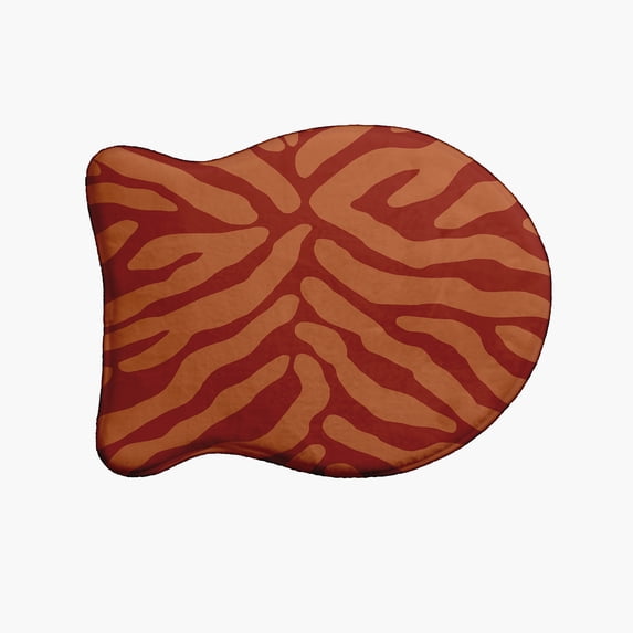 Simply Daisy Animal Stripe Fish Shape Pet Feeding Mat for Cats