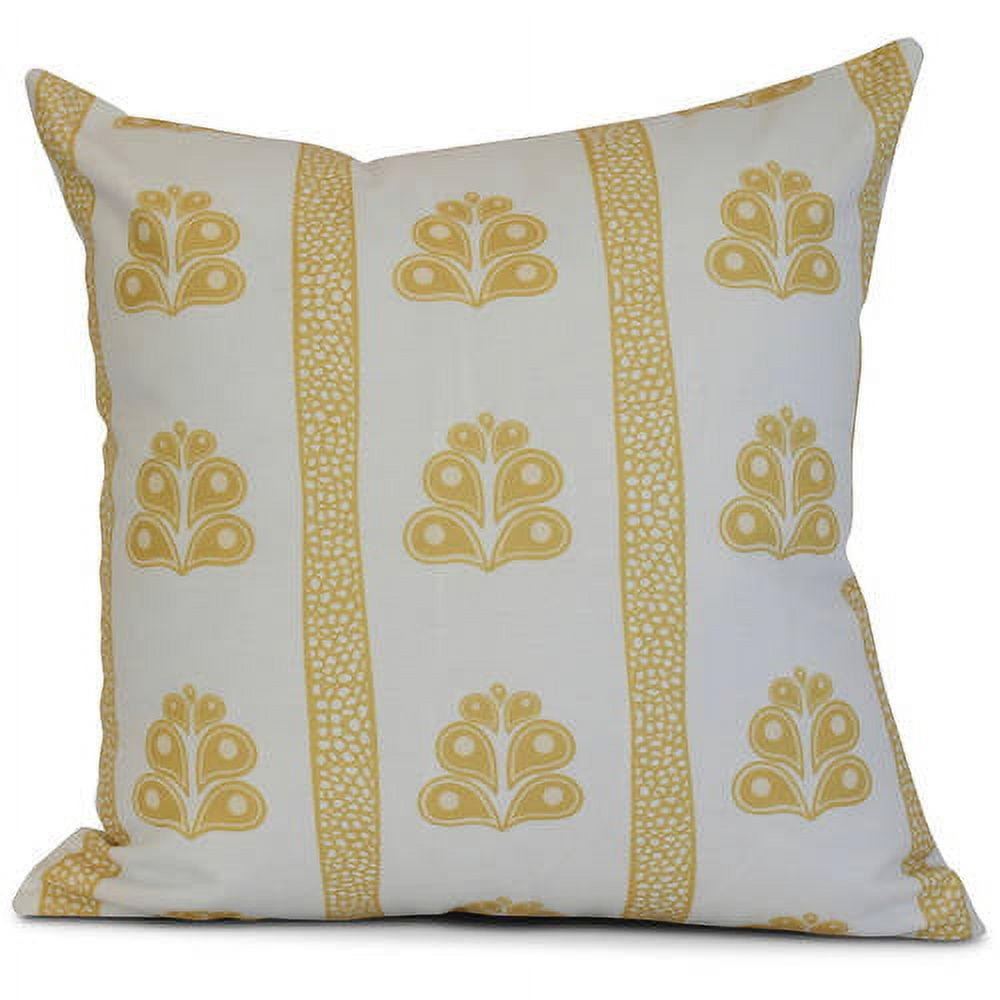 Simply Daisy, April, Floral Print Decorative Pillow