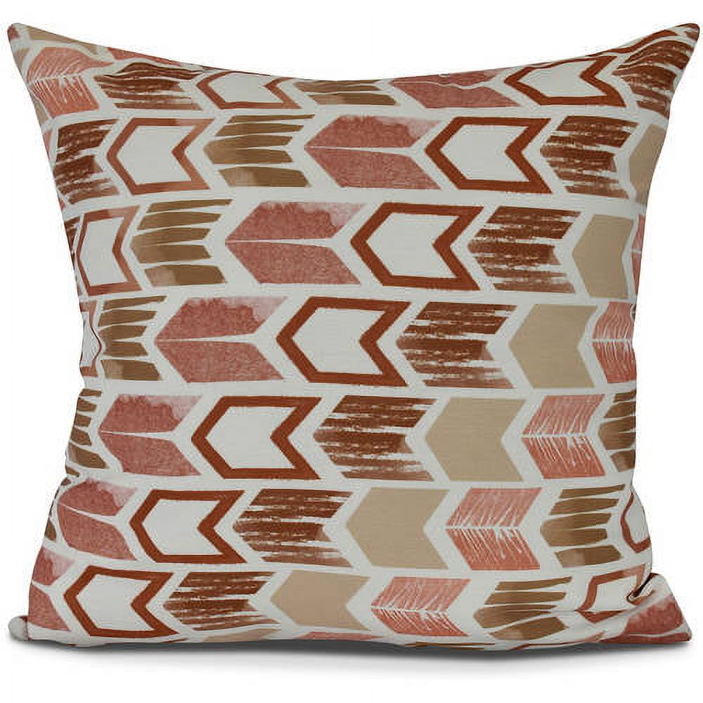 Simply Daisy, Arrow Geometric Print Outdoor Pillow