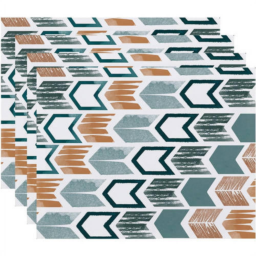 Simply Daisy Arrow Geometric Print Placemat, Set of 4
