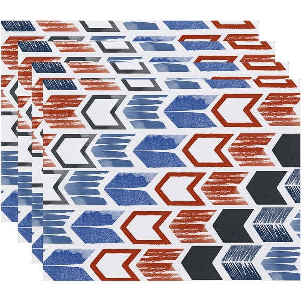 Simply Daisy Arrow Geometric Print Placemat, Set of 4