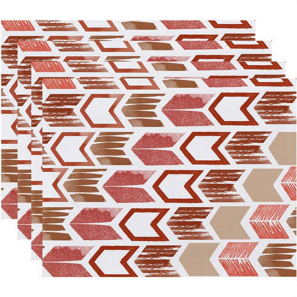 Simply Daisy Arrow Geometric Print Placemat, Set of 4