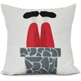thumbnail image 1 of Simply Daisy, Away He Goes Geometric Print Outdoor Pillow, 1 of 2