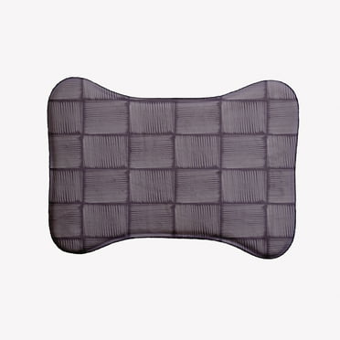 Simply Daisy Basketweave Bone Shape Pet Feeding Mat for Dogs
