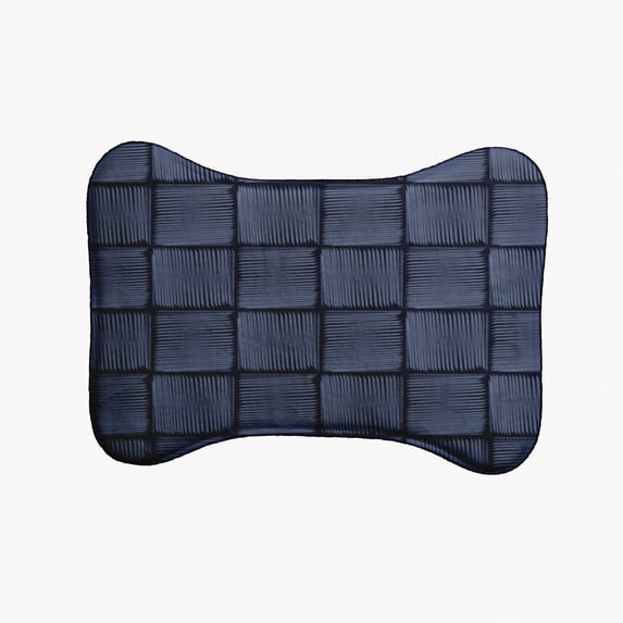 Simply Daisy Basketweave Bone Shape Pet Feeding Mat for Dogs
