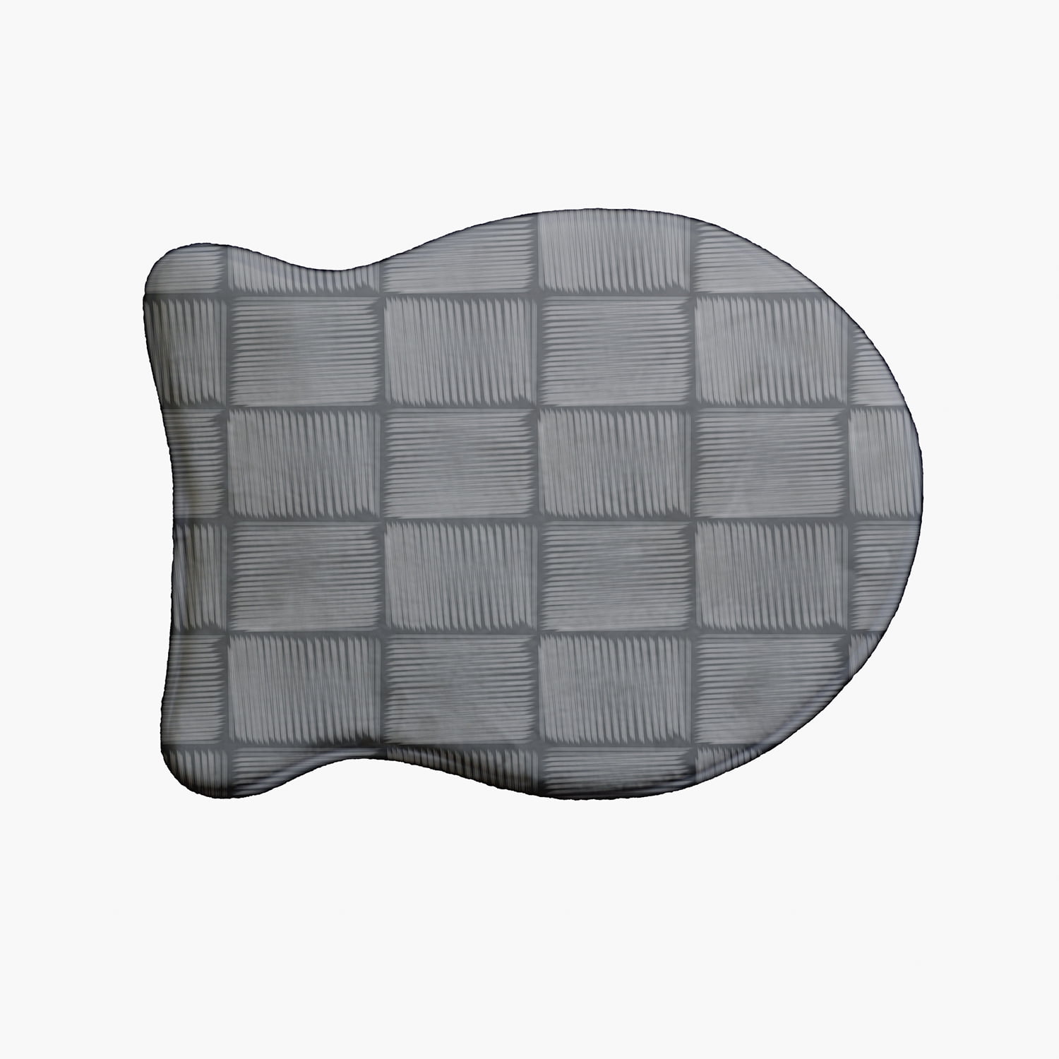 Simply Daisy Basketweave Fish Shape Pet Feeding Mat for Cats