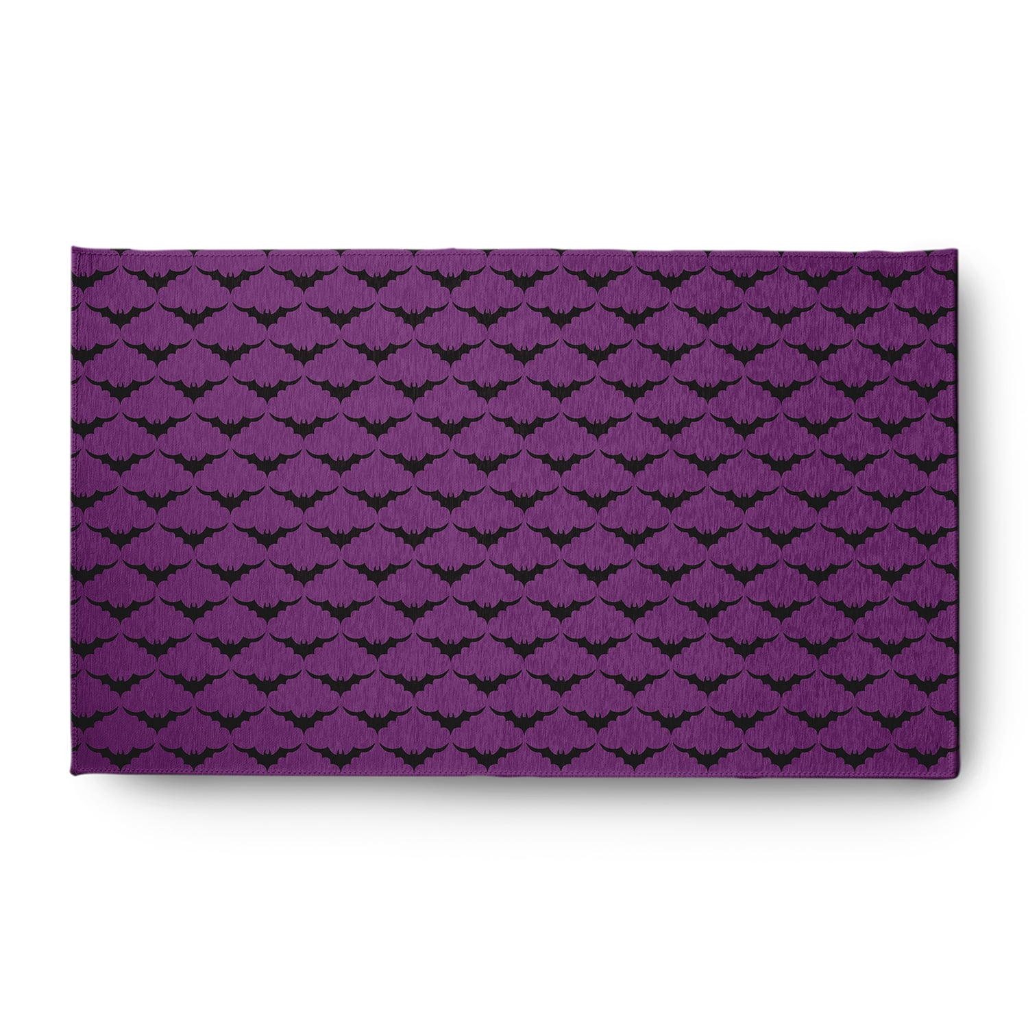 Simply Daisy Bat Colony Amethyst Halloween Chenille Area Rug, 3' x 5'