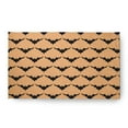thumbnail image 1 of Simply Daisy Bat Colony Pale Gold Halloween Chenille Area Rug, 18" x 30", 1 of 5