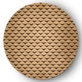 thumbnail image 1 of Simply Daisy Bat Colony Pale Gold Halloween Chenille Area Rug, 5' Round, 1 of 5