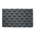 thumbnail image 1 of Simply Daisy Bat Colony Steel Gray Halloween Chenille Area Rug, 18" x 30", 1 of 5