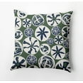 thumbnail image 1 of Simply Daisy Bay Treasure Outdoor Pillow, Green/Blue/White, 20 in x 20 in, 1 of 1