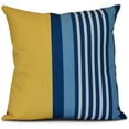thumbnail image 1 of Simply Daisy, Beach Shack, Stripe Print Outdoor Pillow, 1 of 2