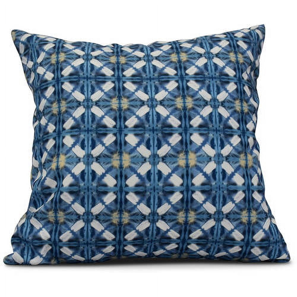 Simply Daisy Beach Tile Geometric Print Outdoor Pillow