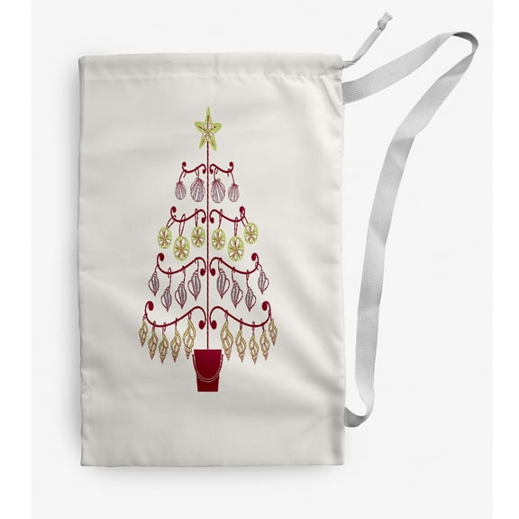 Simply Daisy Beach Tree 18 x 29 in Ivory Laundry Bag