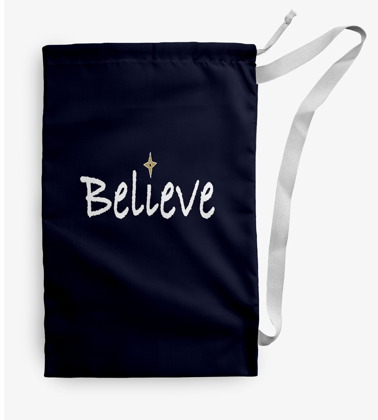 Simply Daisy Believe 28 x 36 inch Navy Laundry Bag