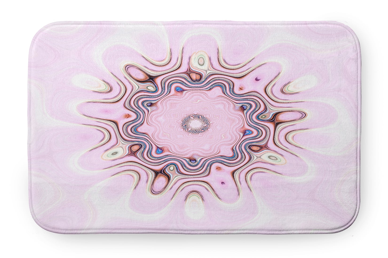 Simply Daisy Blush Flower Pet Feeding Mat for Dogs and Cats