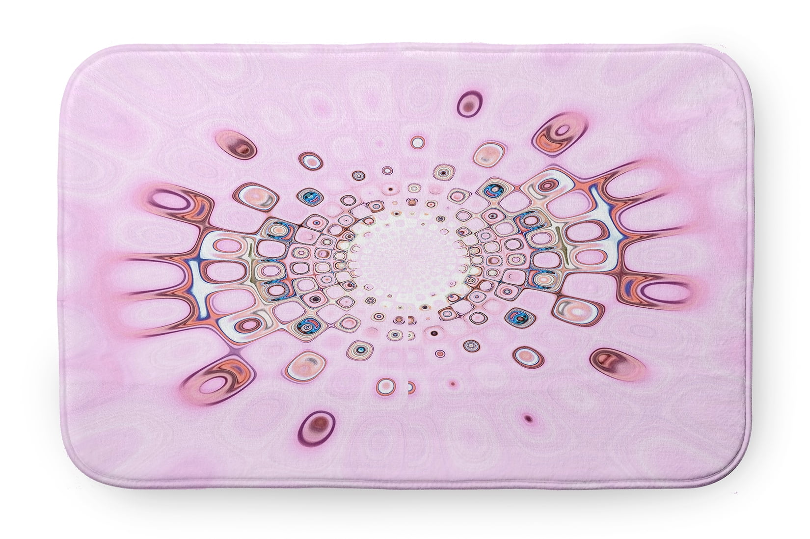 Simply Daisy Blush Puddle Pet Feeding Mat for Dogs and Cats
