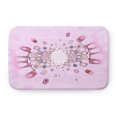 thumbnail image 1 of Simply Daisy Blush Puddle Pet Feeding Mat for Dogs and Cats, 1 of 3