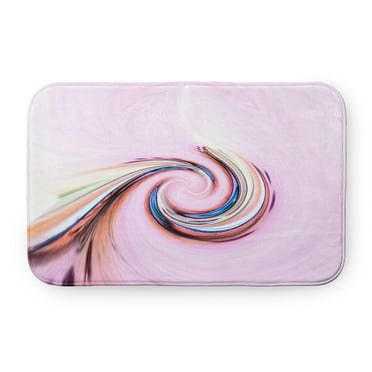Simply Daisy Blush Stroke Pet Feeding Mat for Dogs and Cats