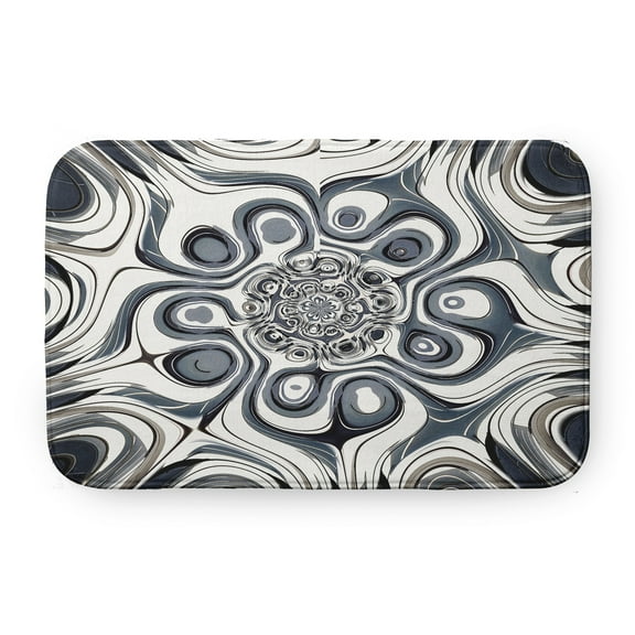 Simply Daisy Bohemian Flower Pet Feeding Mat for Dogs and Cats