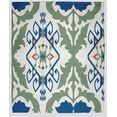 thumbnail image 1 of Simply Daisy Bombay Medallion Fleece Throw Blanket, Dark Cobalt, Small Throw, 1 of 4