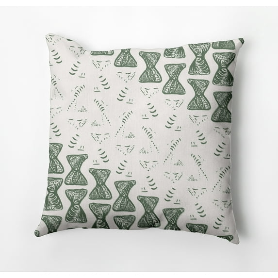 Simply Daisy Bongo Drumline Outdoor Pillow, Green, 20 in x 20 in