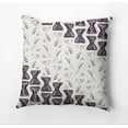 thumbnail image 1 of Simply Daisy Bongo Drumline Outdoor Pillow, Purple, 20 in x 20 in, 1 of 1