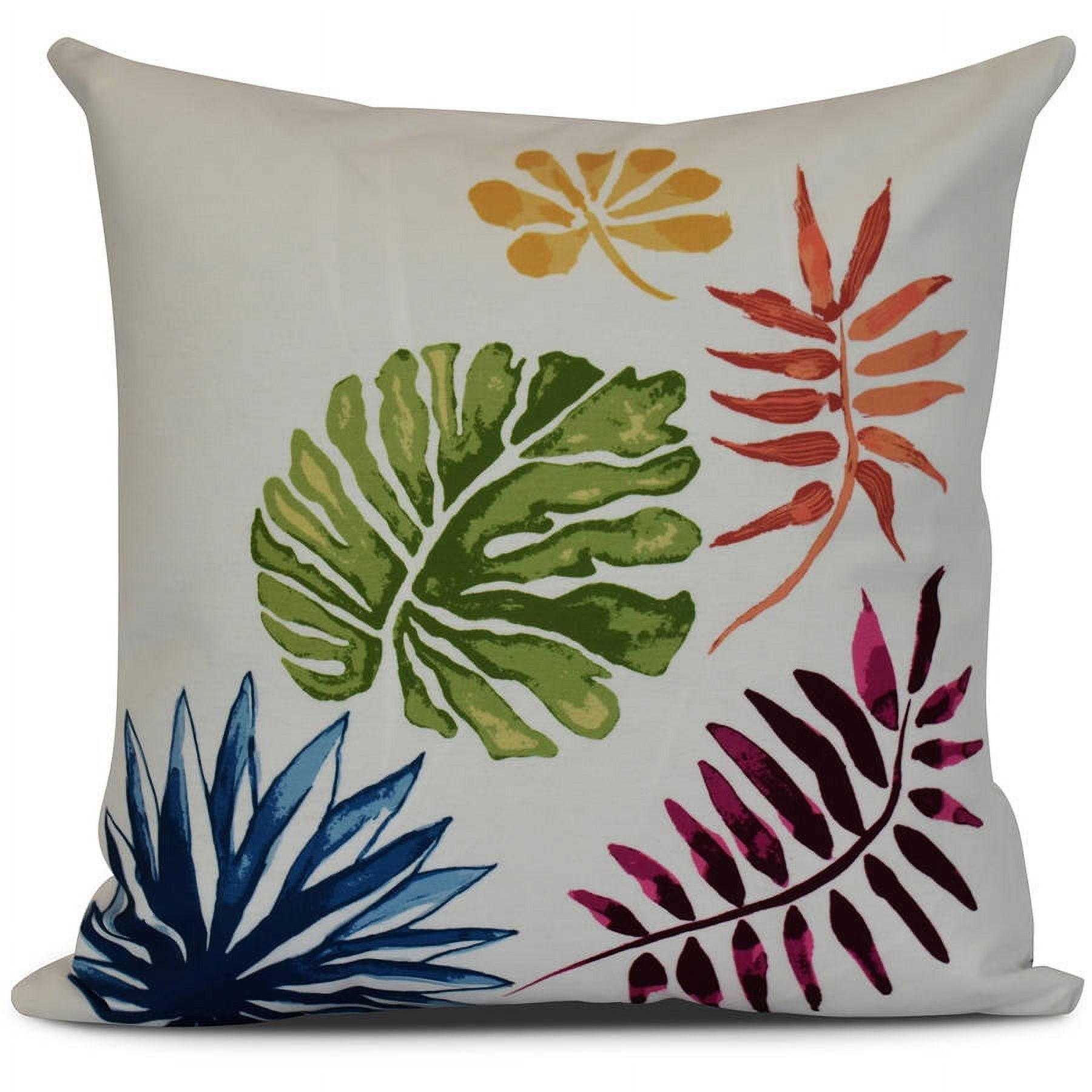 Simply Daisy, Brambles, Floral Print Outdoor Pillow