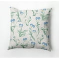 thumbnail image 1 of Simply Daisy Bunch of Pansies Outdoor Pillow, Blue/White/Green, 18 in x 18 in, 1 of 1