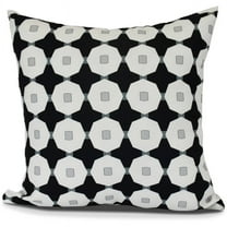 Simply Daisy, Button Up Geometric Print Outdoor Pillow