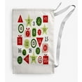 thumbnail image 1 of Simply Daisy Canvas Advent Calendar 28 x 36 in Green Laundry Bag, 1 of 3
