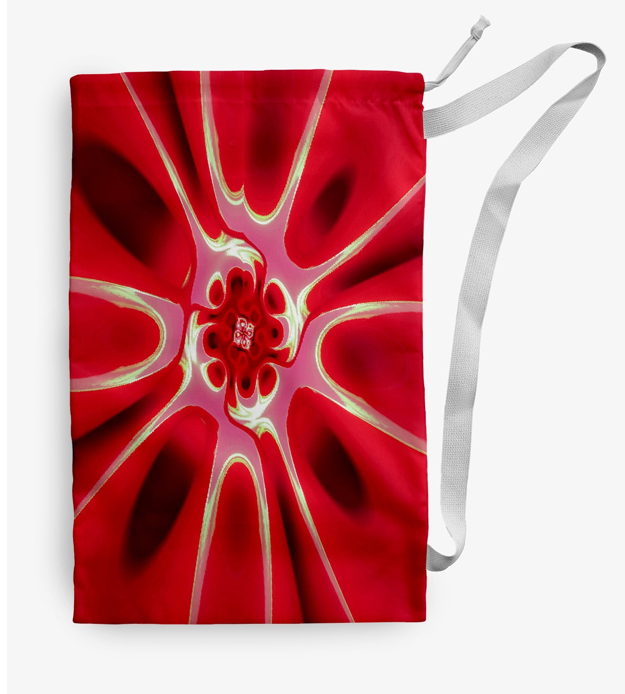Simply Daisy Canvas Bandana Star Laundry Bag, Multi-color