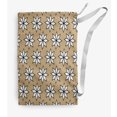 thumbnail image 1 of Simply Daisy Canvas Christmas Stars 28 x 36 in Taupe Laundry Bag, 1 of 3