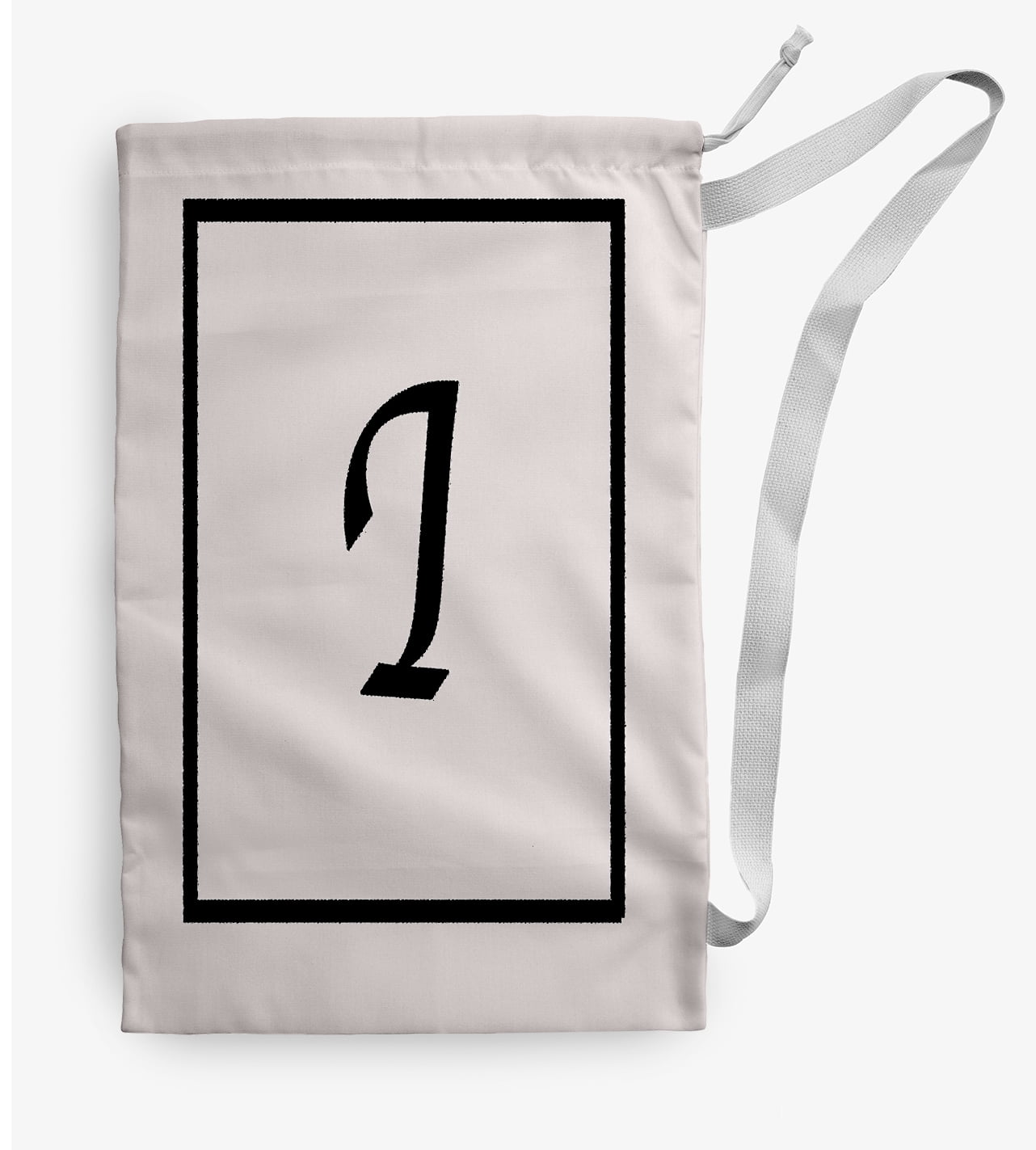 Simply Daisy Canvas Classic Monogram 28 x 36 in I Laundry Bag