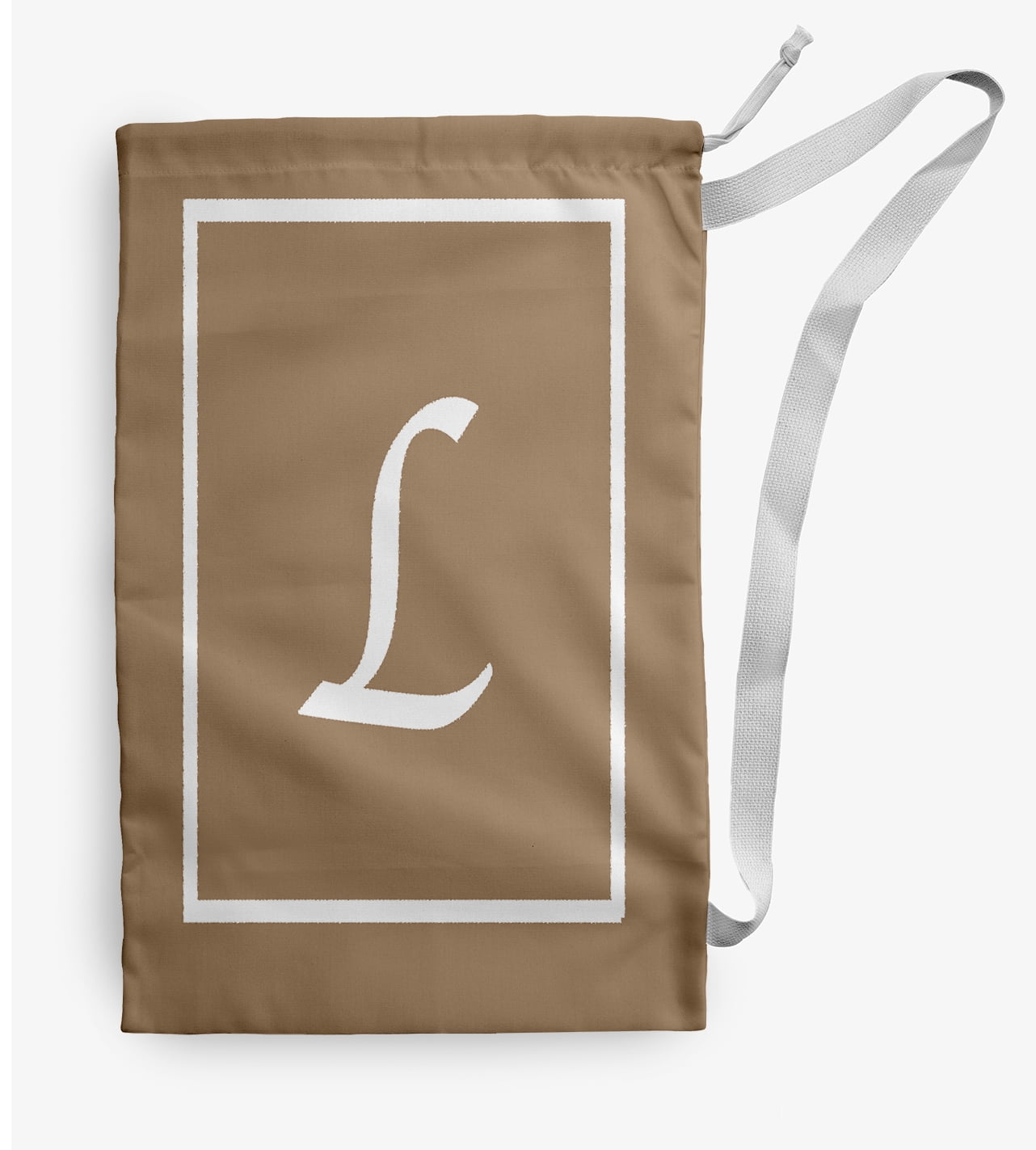Simply Daisy Canvas Classic Monogram 28 x 36 in L Laundry Bag