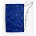 thumbnail image 1 of Simply Daisy Canvas Crazy Christmas 18 x 29 in Blue Laundry Bag, 1 of 3