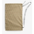 thumbnail image 1 of Simply Daisy Canvas Diamond Dots 28 x 36 in Taupe Laundry Bag, 1 of 3